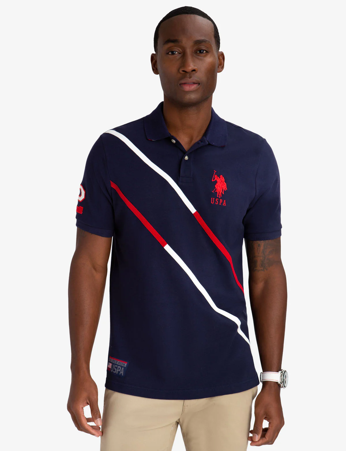 DIAGONAL POLO SHIRT - Image 4
