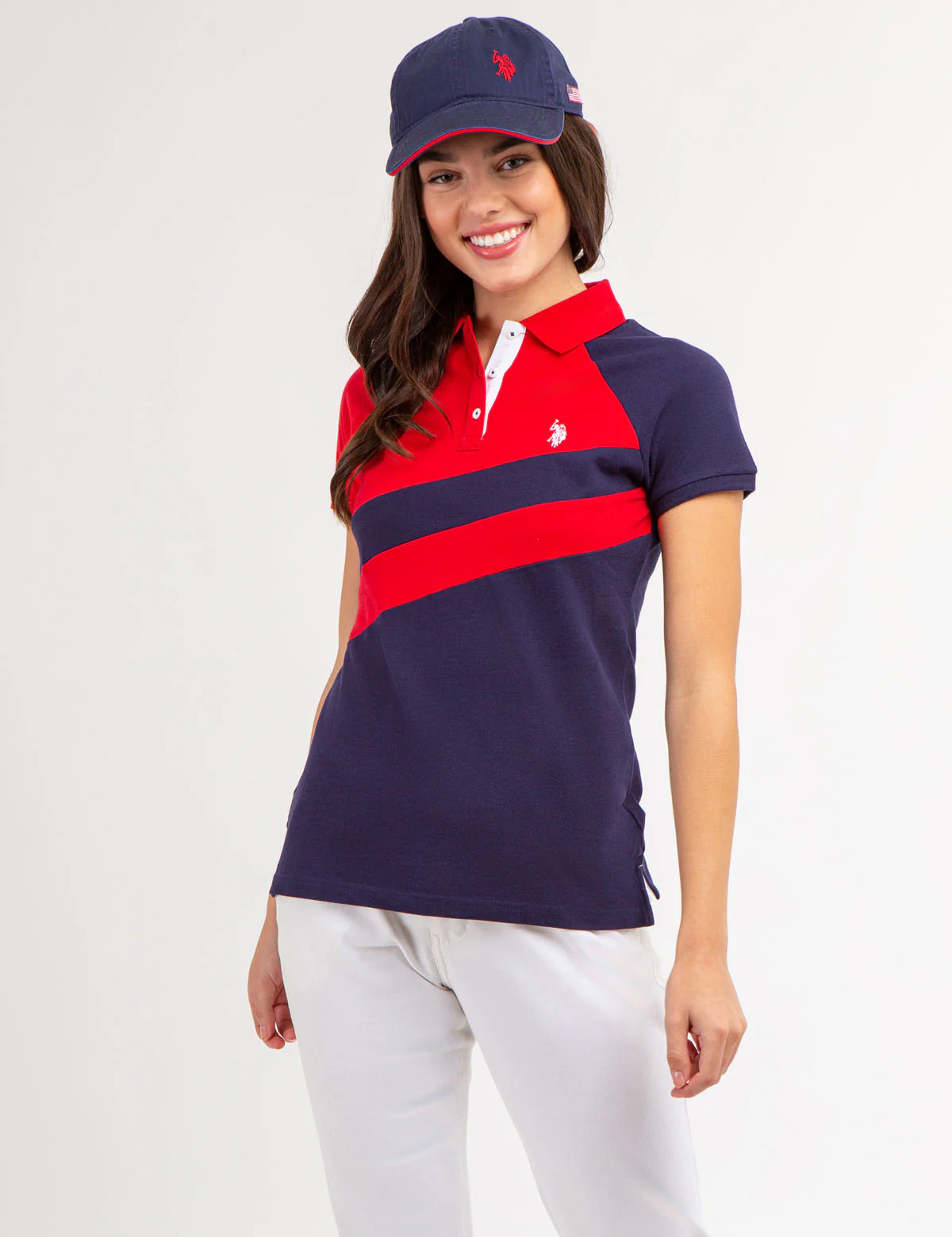 DIAGONAL SASH COLORBLOCK POLO SHIRT - Image 7