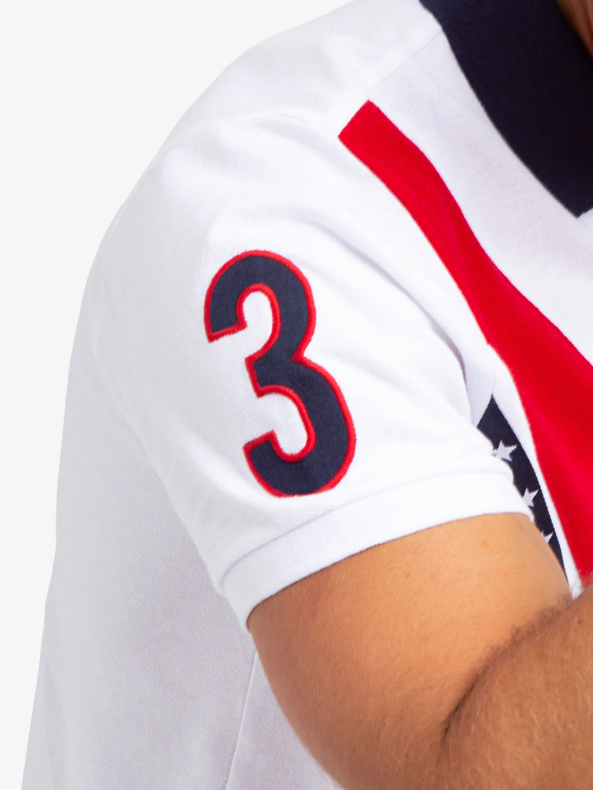 DIAGONAL SASH PIQUE POLO SHIRT - Image 5