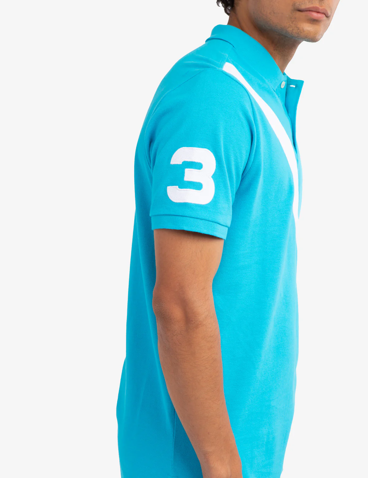 DIAGONAL SASH PIQUE POLO SHIRT - Image 23