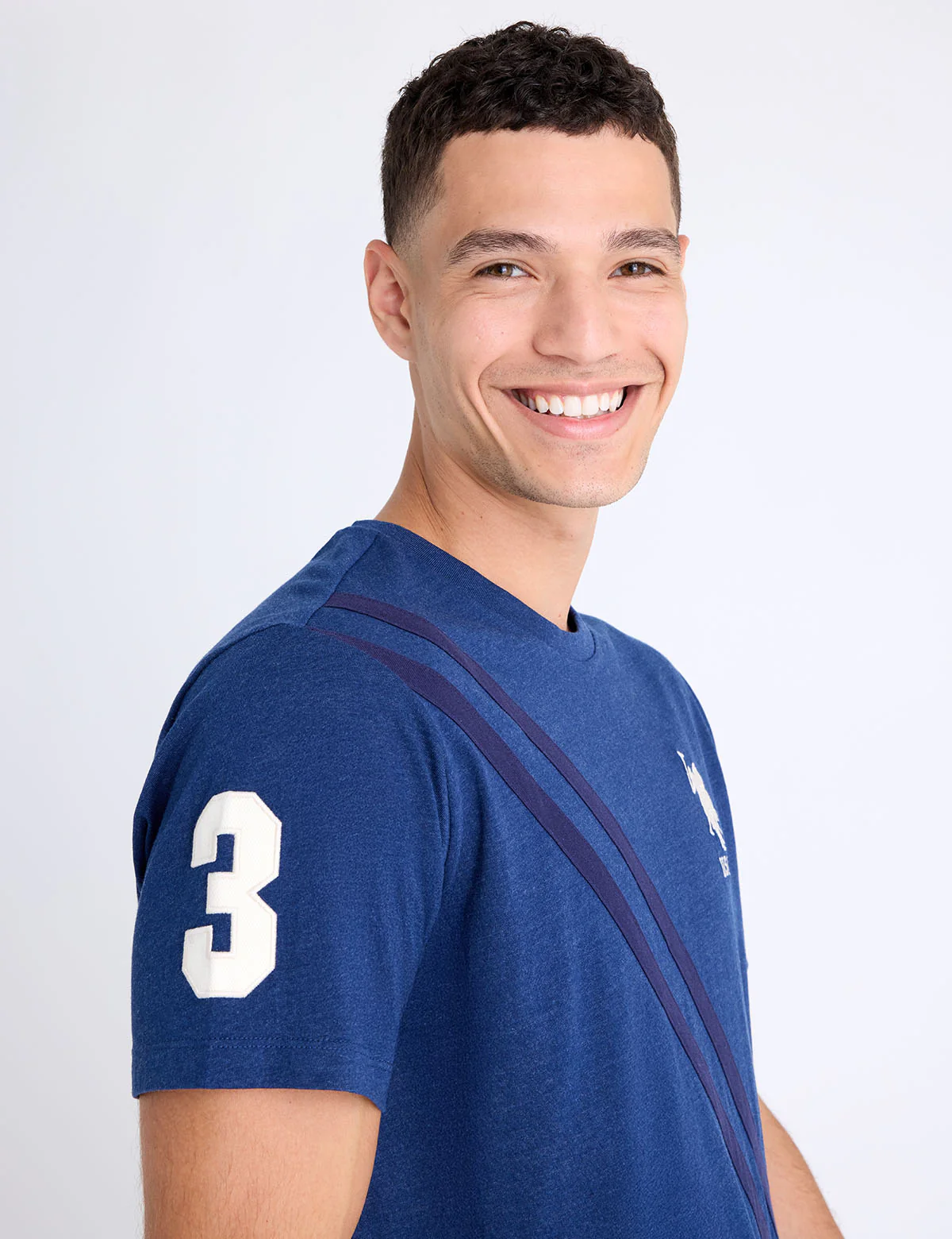 DIAGONAL SASH TONAL JERSEY T-SHIRT - Image 2