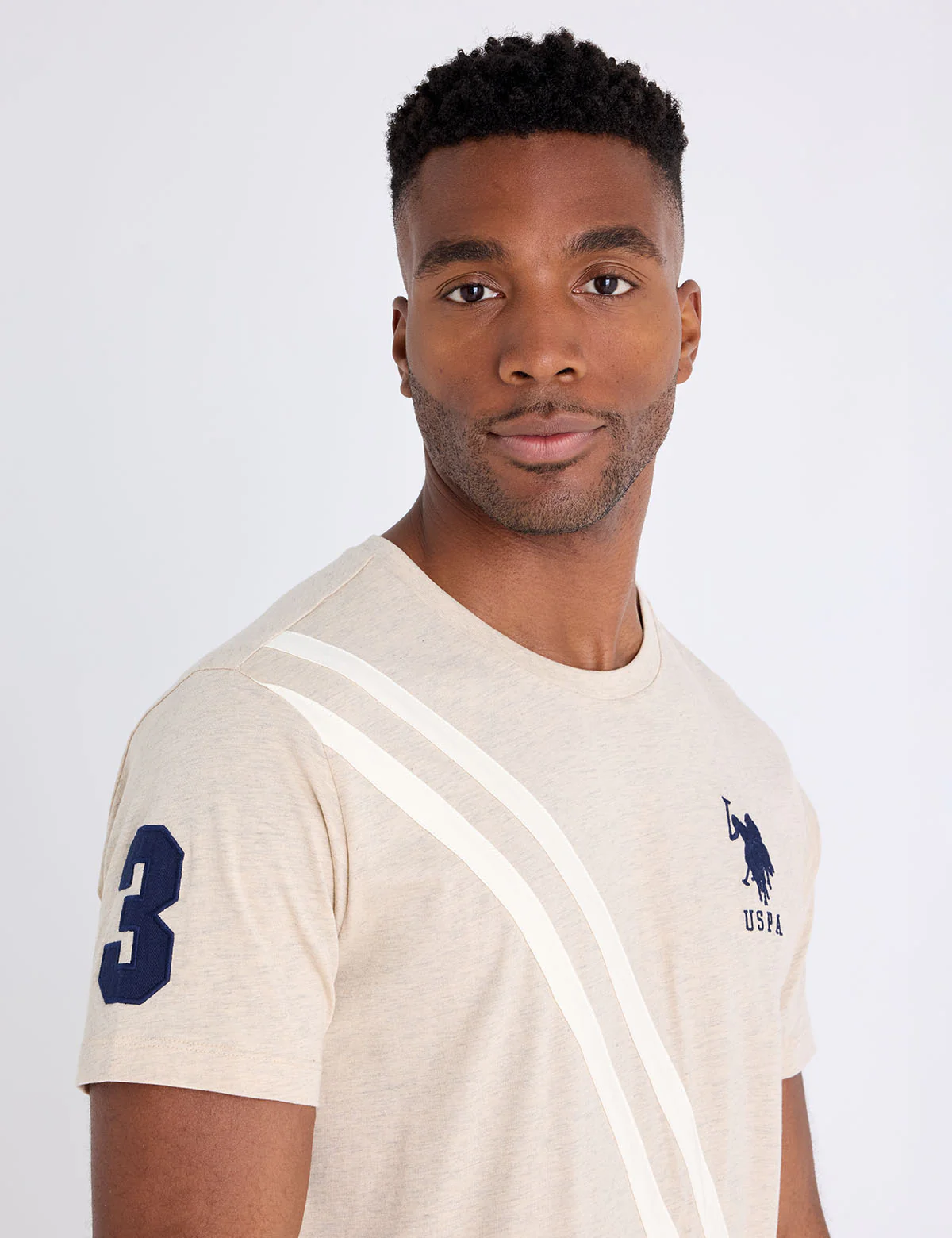 DIAGONAL SASH TONAL JERSEY T-SHIRT - Image 6