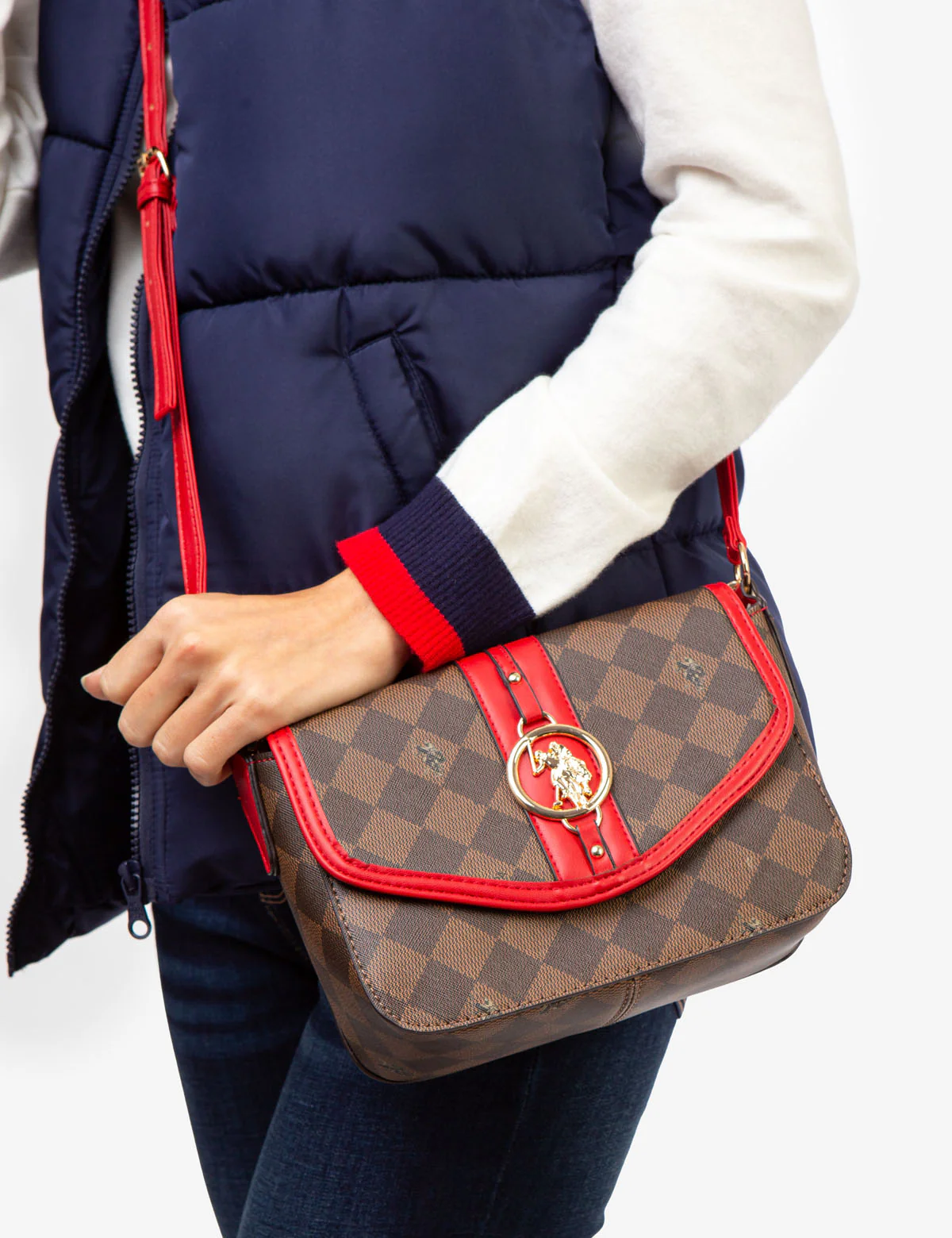 DIAMOND MEDALLION CROSSBODY BAG - Image 3