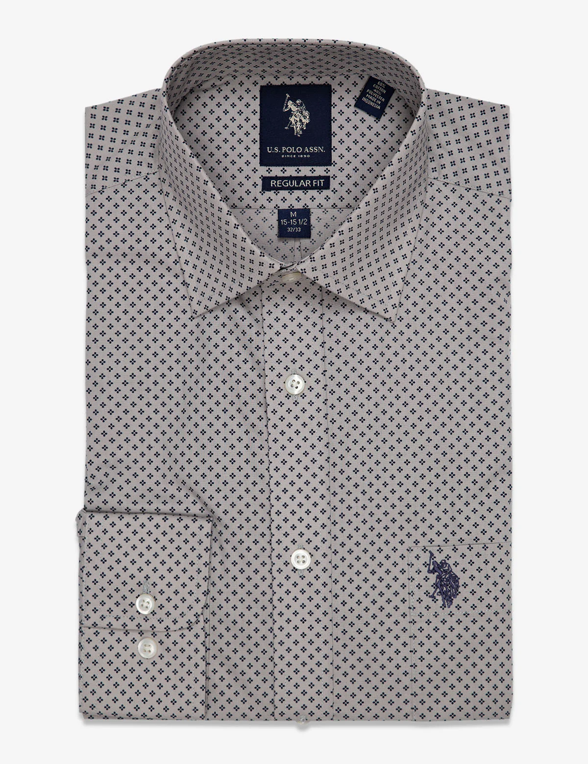 GEOMETRIC PRINTED DRESS SHIRT - Image 2