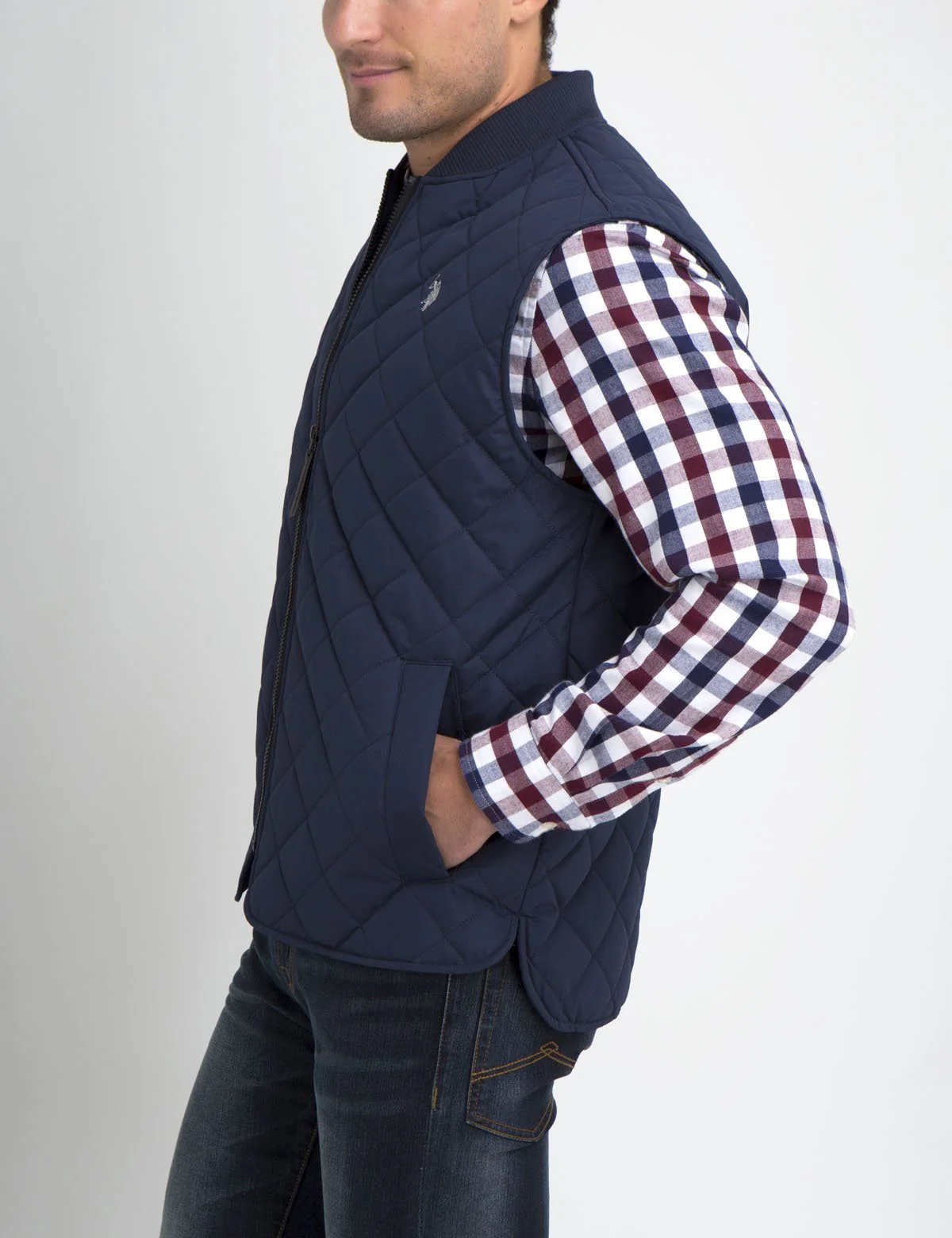 DIAMOND QUILT BOMER VEST - Image 13