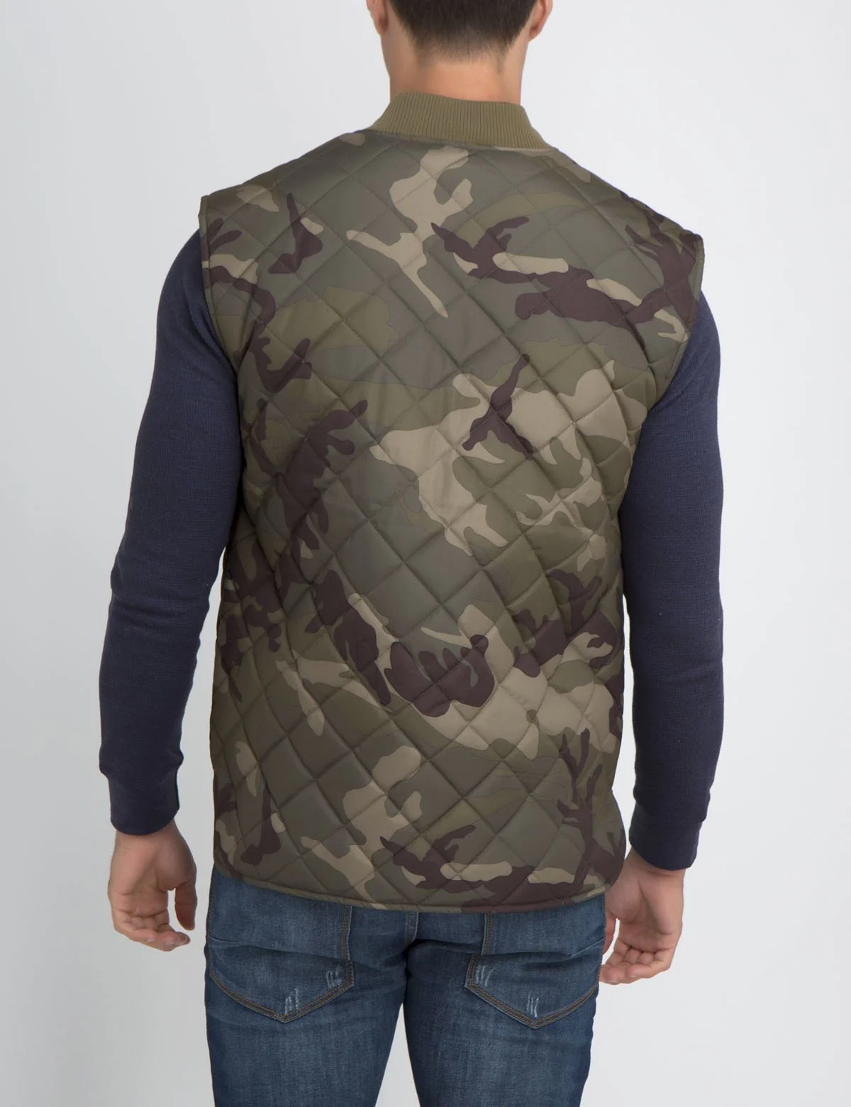 DIAMOND QUILT BOMER VEST - Image 3