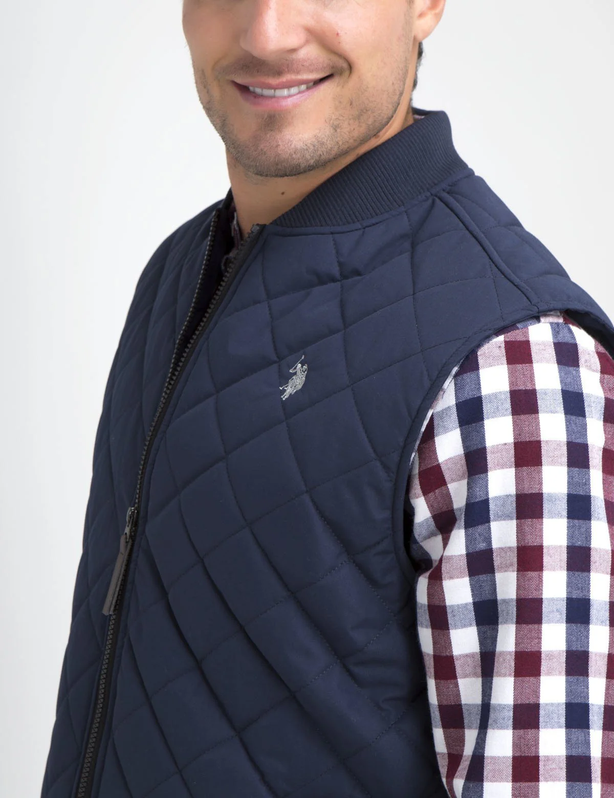 DIAMOND QUILT BOMER VEST - Image 4