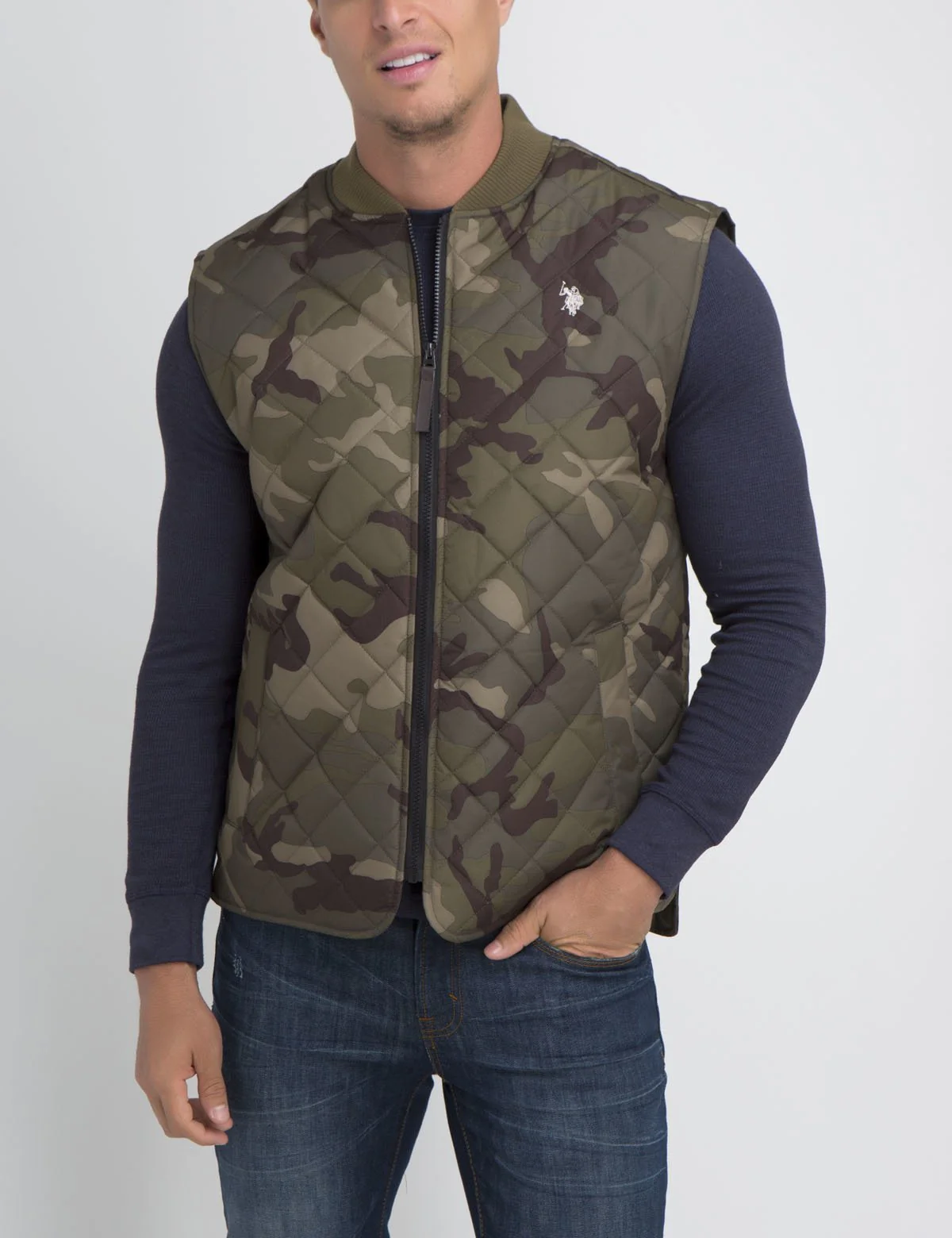 DIAMOND QUILT BOMER VEST - Image 8