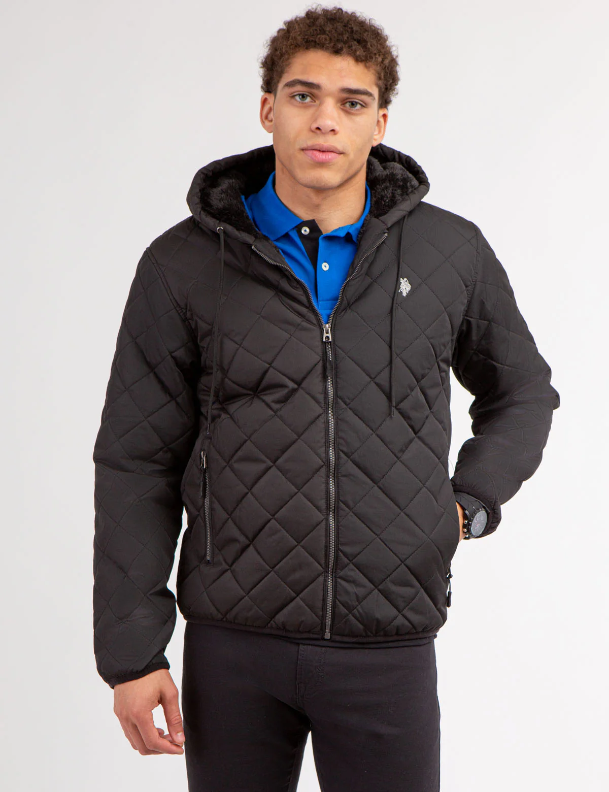 DIAMOND QUILTED FLEECE JACKET - Image 7
