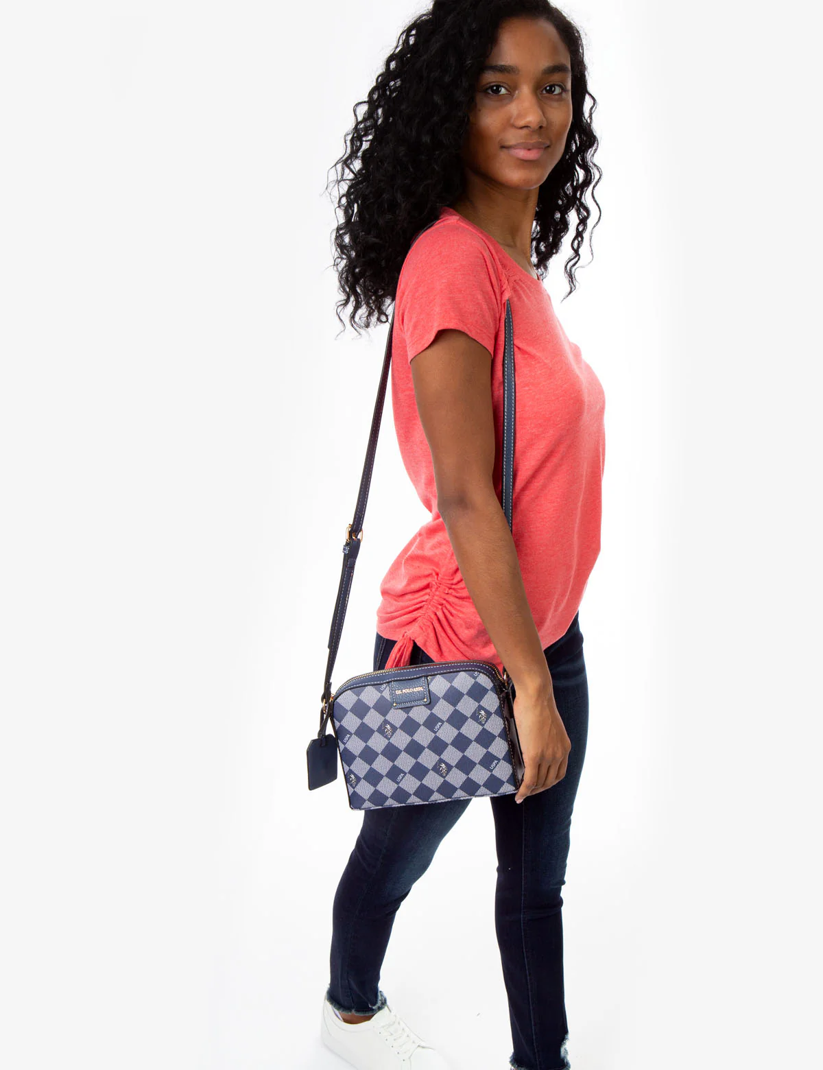DIAMOND SIGNATURE CROSSBODY BAG - Image 9
