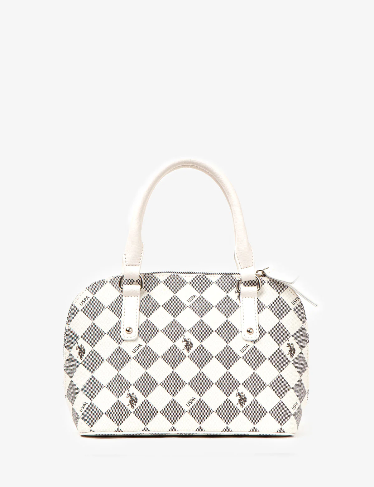DIAMOND SIGNATURE DOME BAG WITH CROSSBODY STRAP - Image 4
