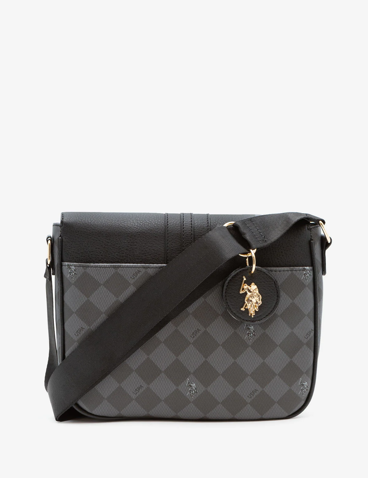 DIAMOND SIGNATURE MESSENGER CROSSBODY BAG - Image 5