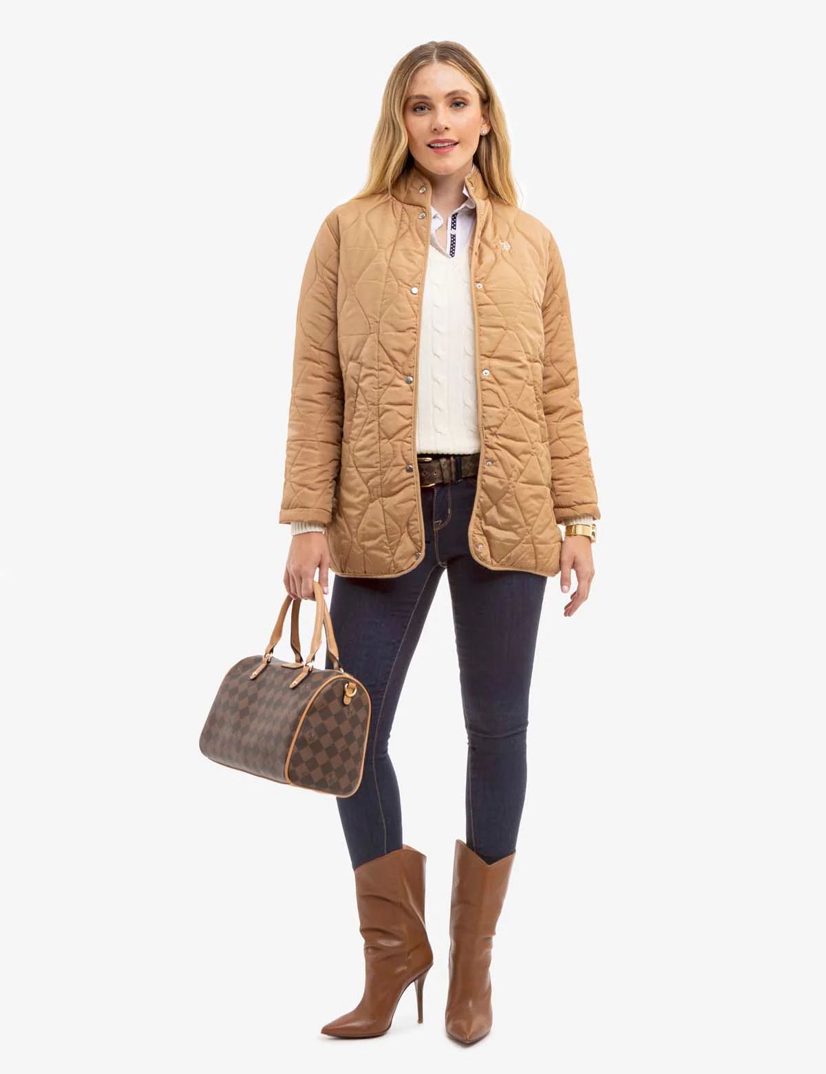 DIAMOND SIGNATURE SWIFTY SATCHEL BAG - Image 2