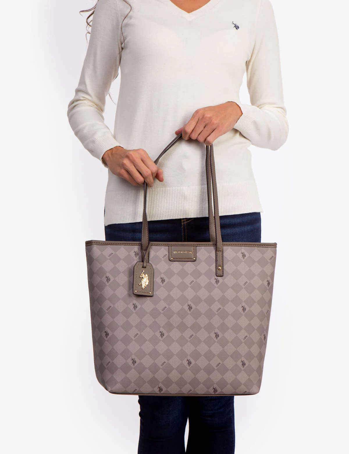 DIAMOND SIGNATURE TOTE BAG - Image 4