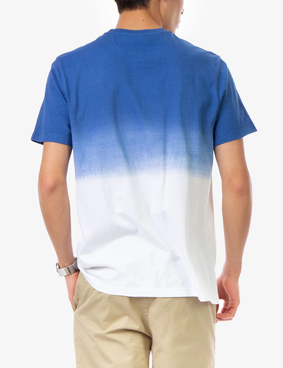 DIP DYE CREW NECK T-SHIRT - Image 4