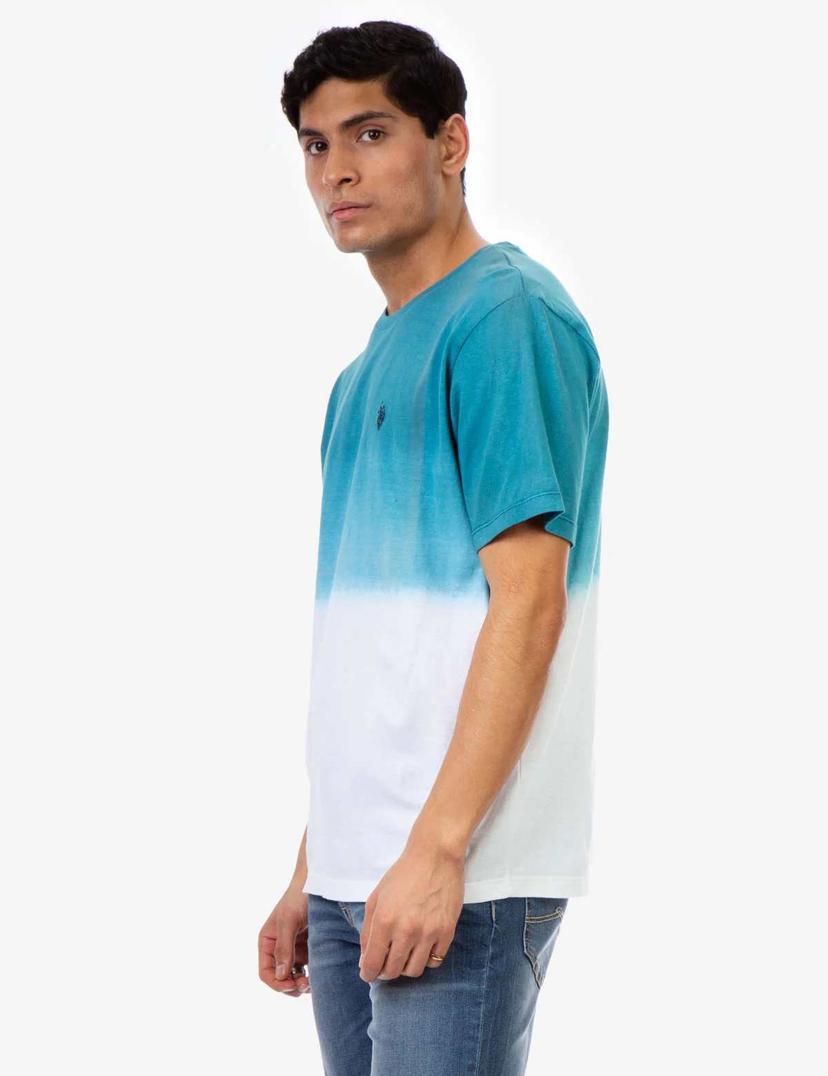 DIP DYE CREW NECK T-SHIRT - Image 7