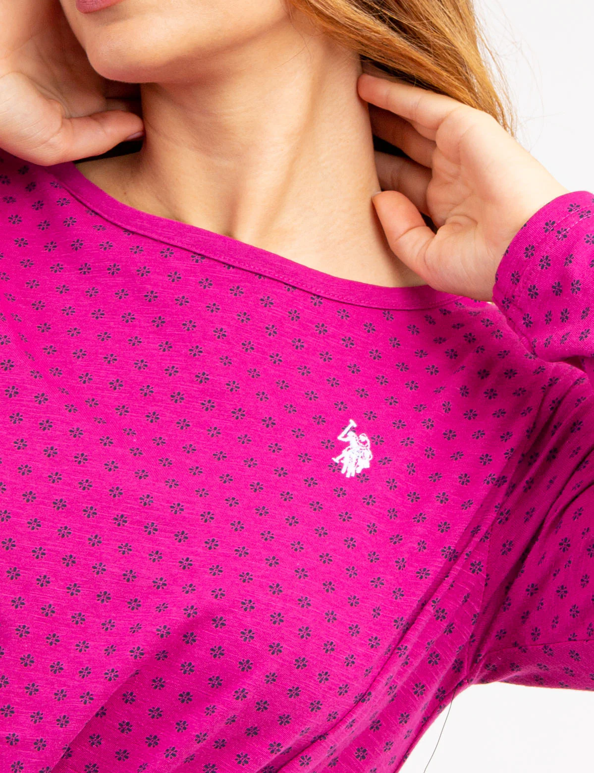 DITSY LONG SLEEVE TWIST FRONT TOP - Image 7