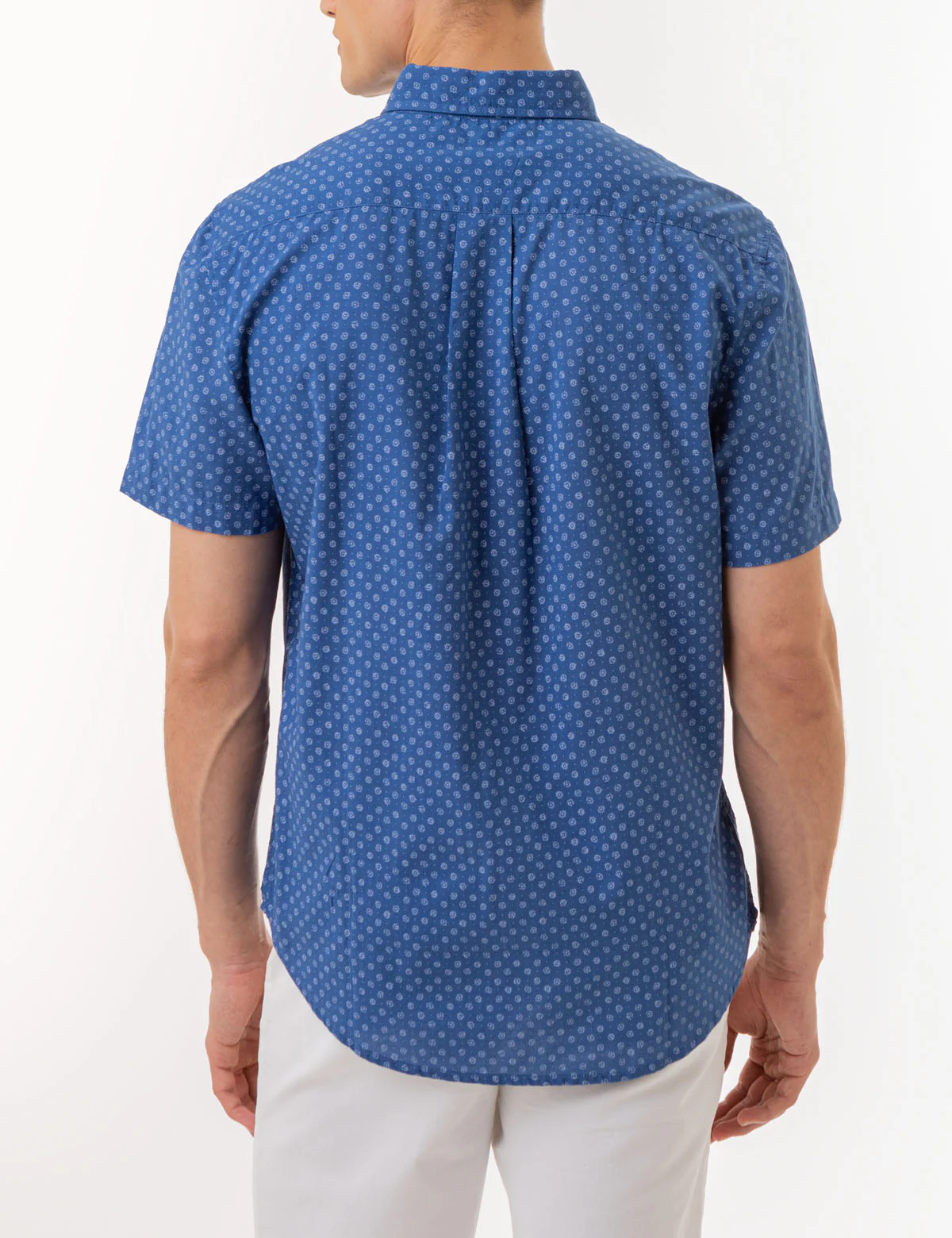 DITSY PRINT SHORT SLEEVE WOVEN SHIRT - Image 3