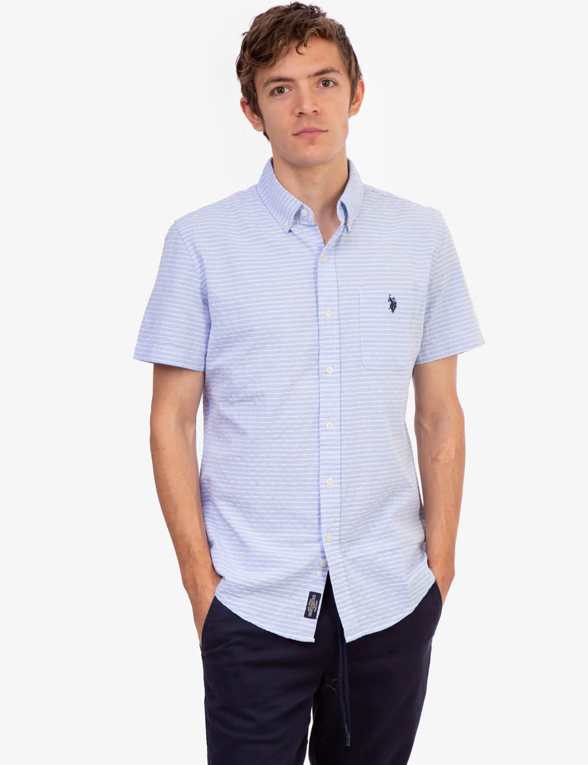 DOBBY HORIZONTAL STRIPE SHIRT - Image 6