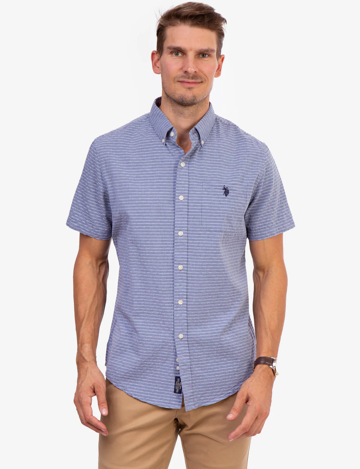 DOBBY HORIZONTAL STRIPE SHIRT - Image 8