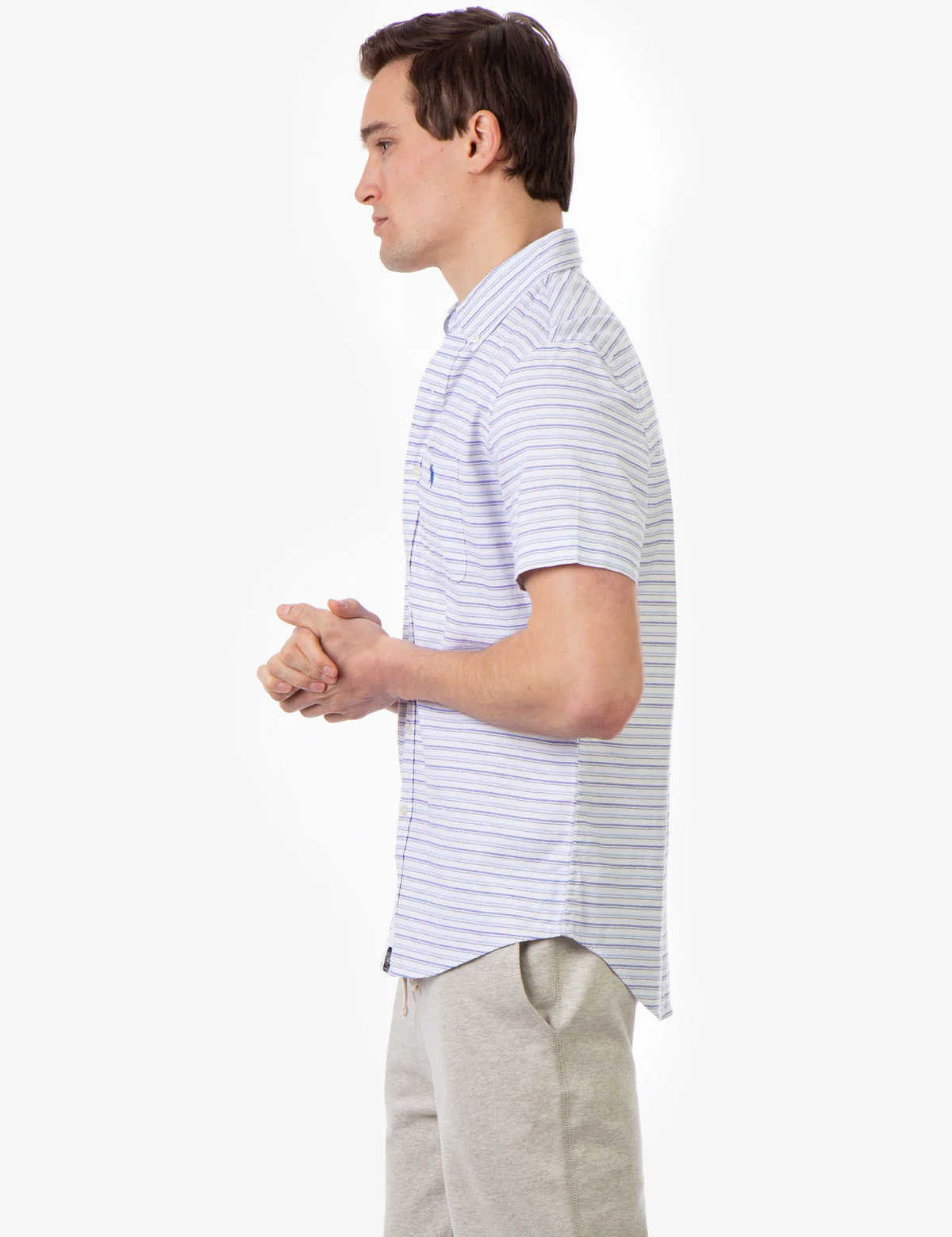 STRIPE DOBBY SHORT SLEEVE SHIRT - Image 3