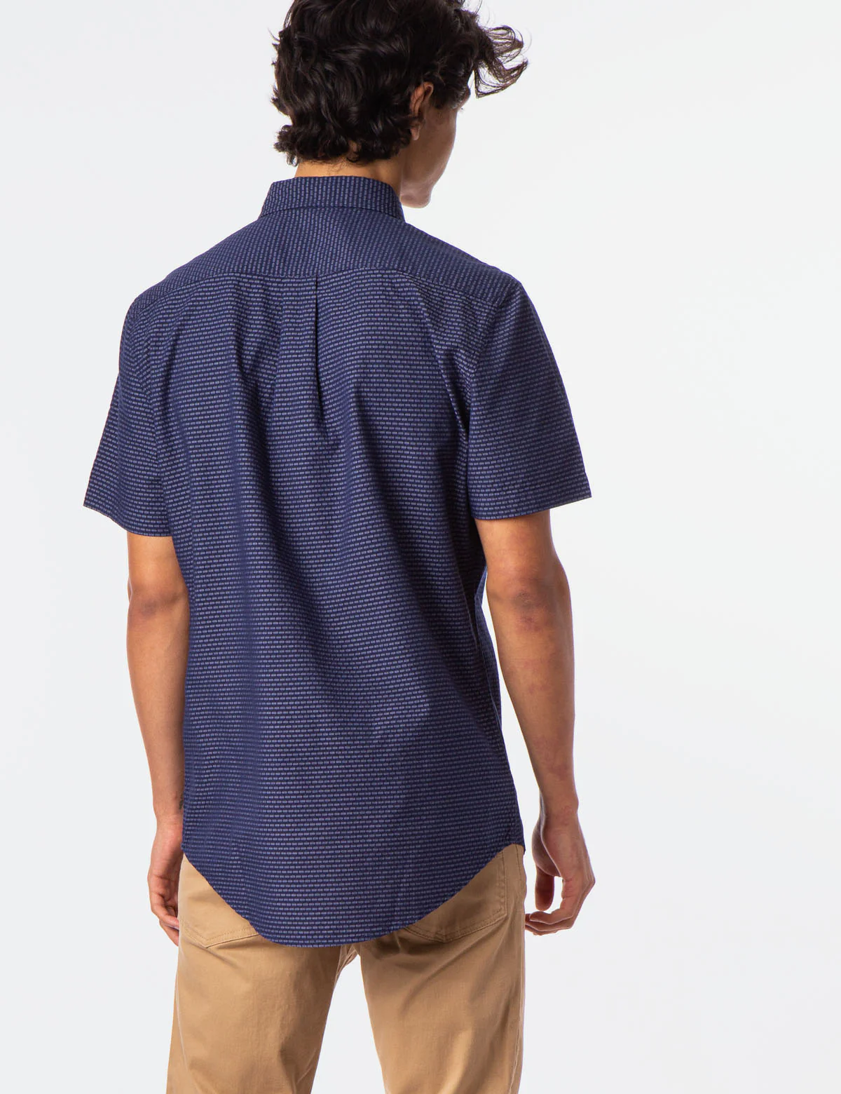 TEXTURED DOBBY SHORT SLEEVE SHIRT - Image 5