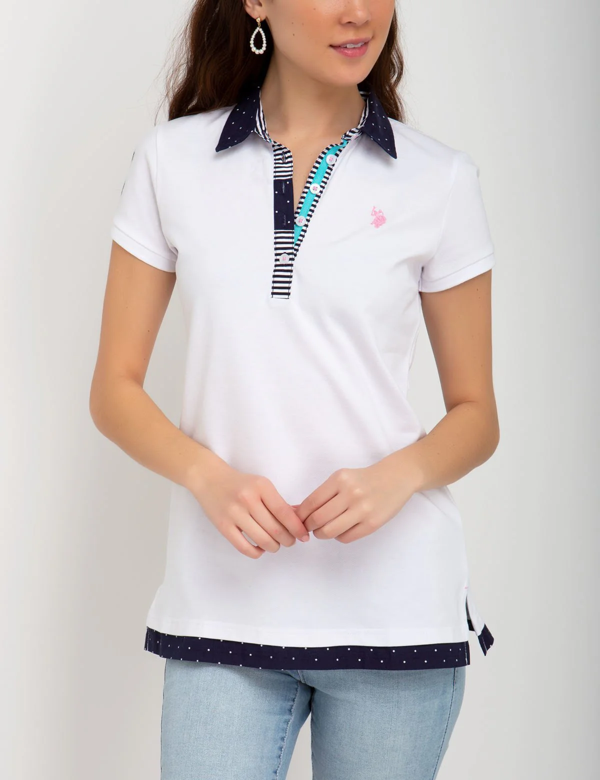 DOT COLLAR POLO SHIRT - Image 9