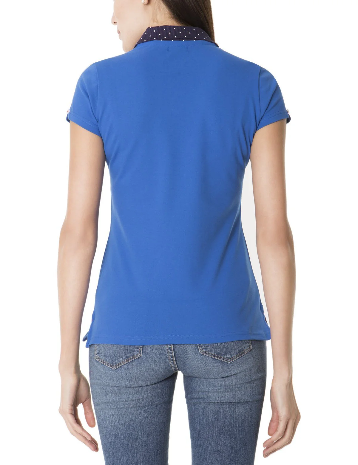 Dot Collar Polo Shirt - Image 4