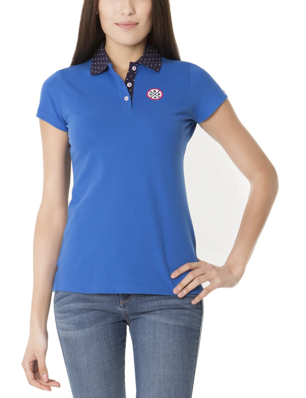 Dot Collar Polo Shirt - Image 6