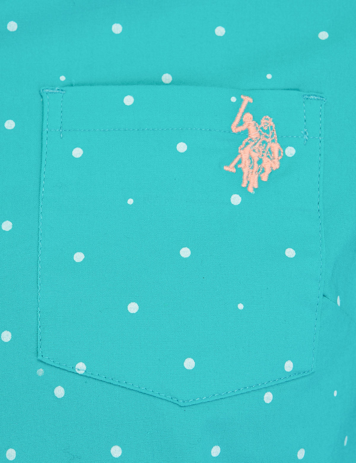 DOT POPLIN LONG SLEEVE SHIRT - Image 3