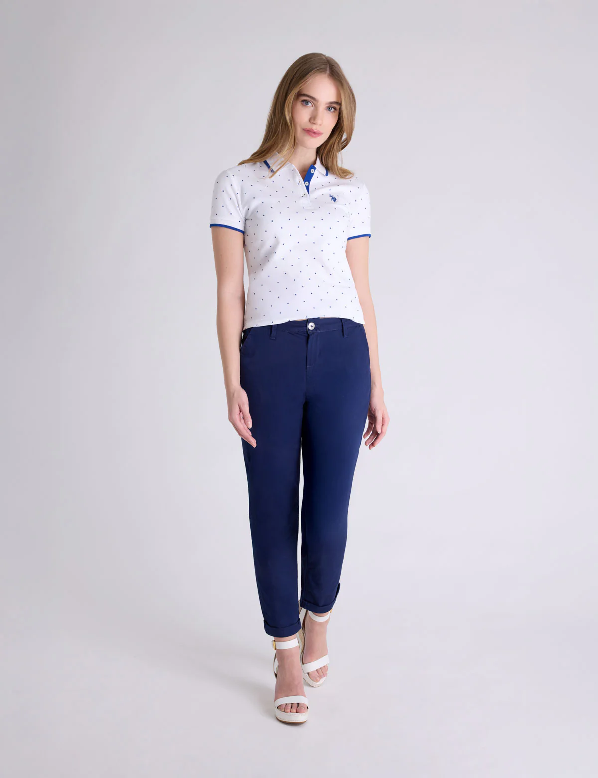 DOT PRINT PIQUE POLO SHIRT - Image 4