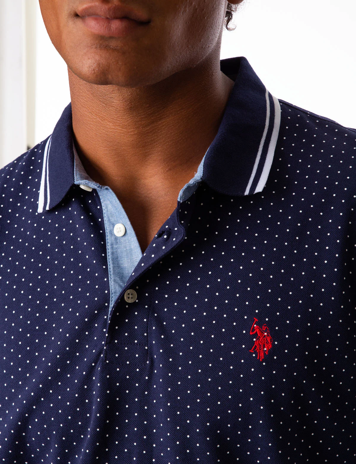 DOT PRINT POLO SHIRT - Image 3