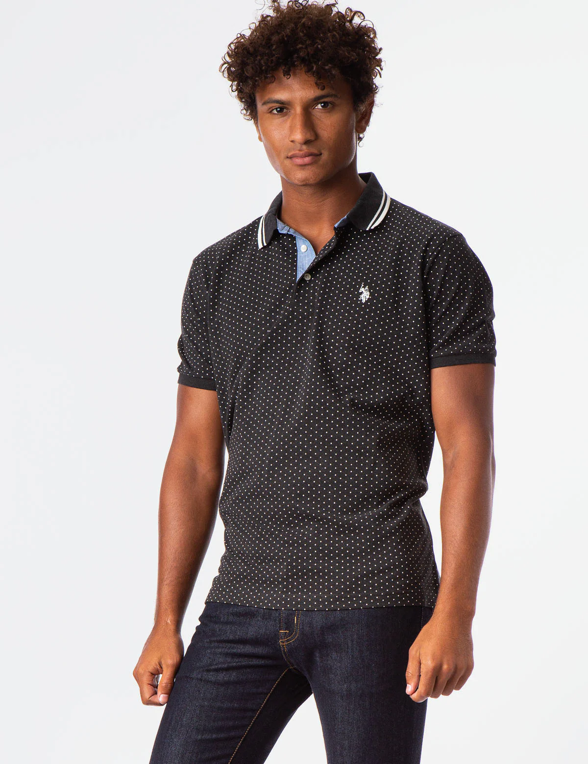 DOT PRINT POLO SHIRT - Image 4