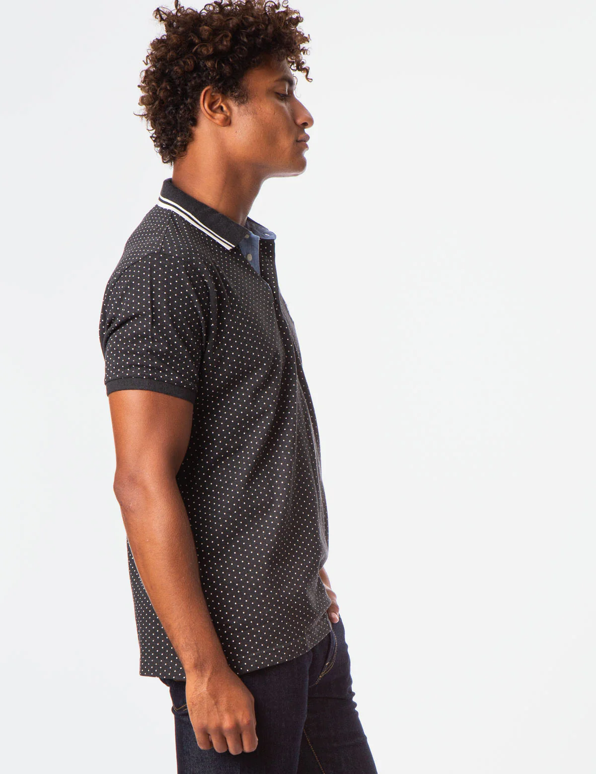 DOT PRINT POLO SHIRT - Image 5