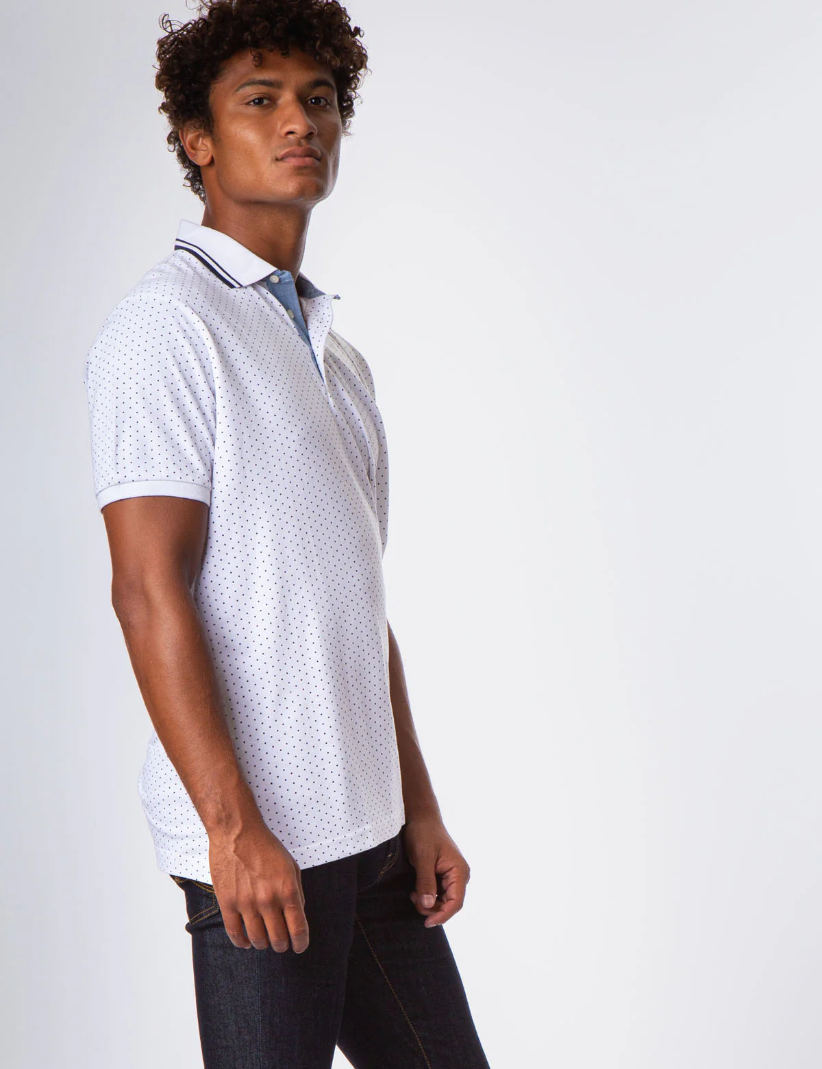 DOT PRINT POLO SHIRT - Image 9