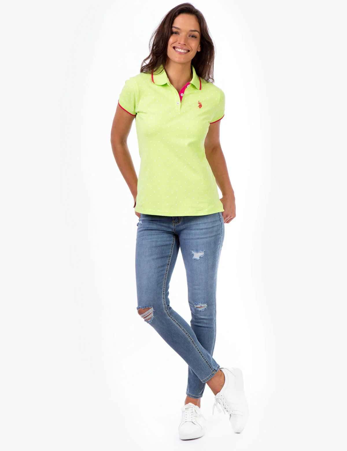 DOT PRINT POLO SHIRT - Image 2