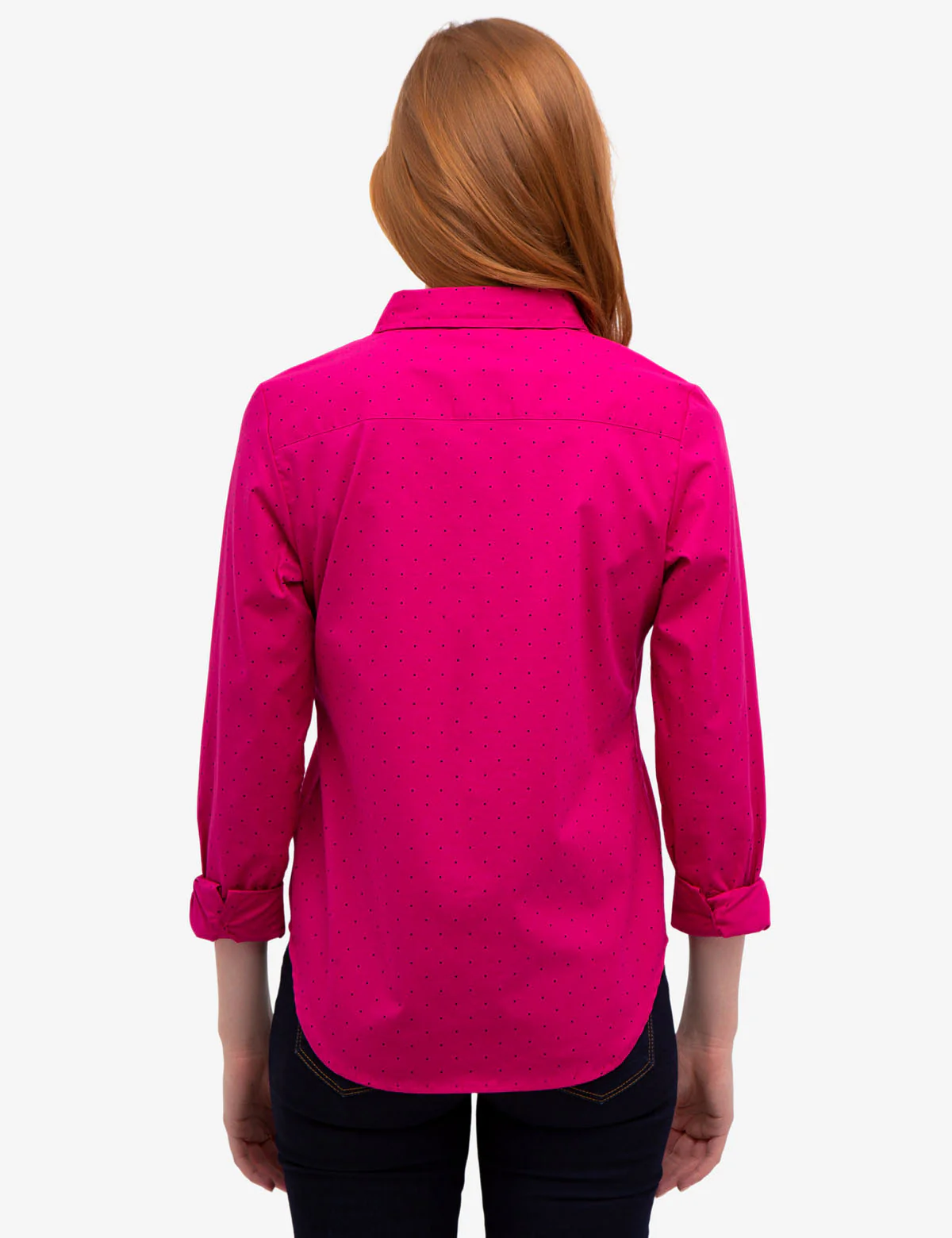 DOT STRETCH POPLIN SHIRT - Image 4