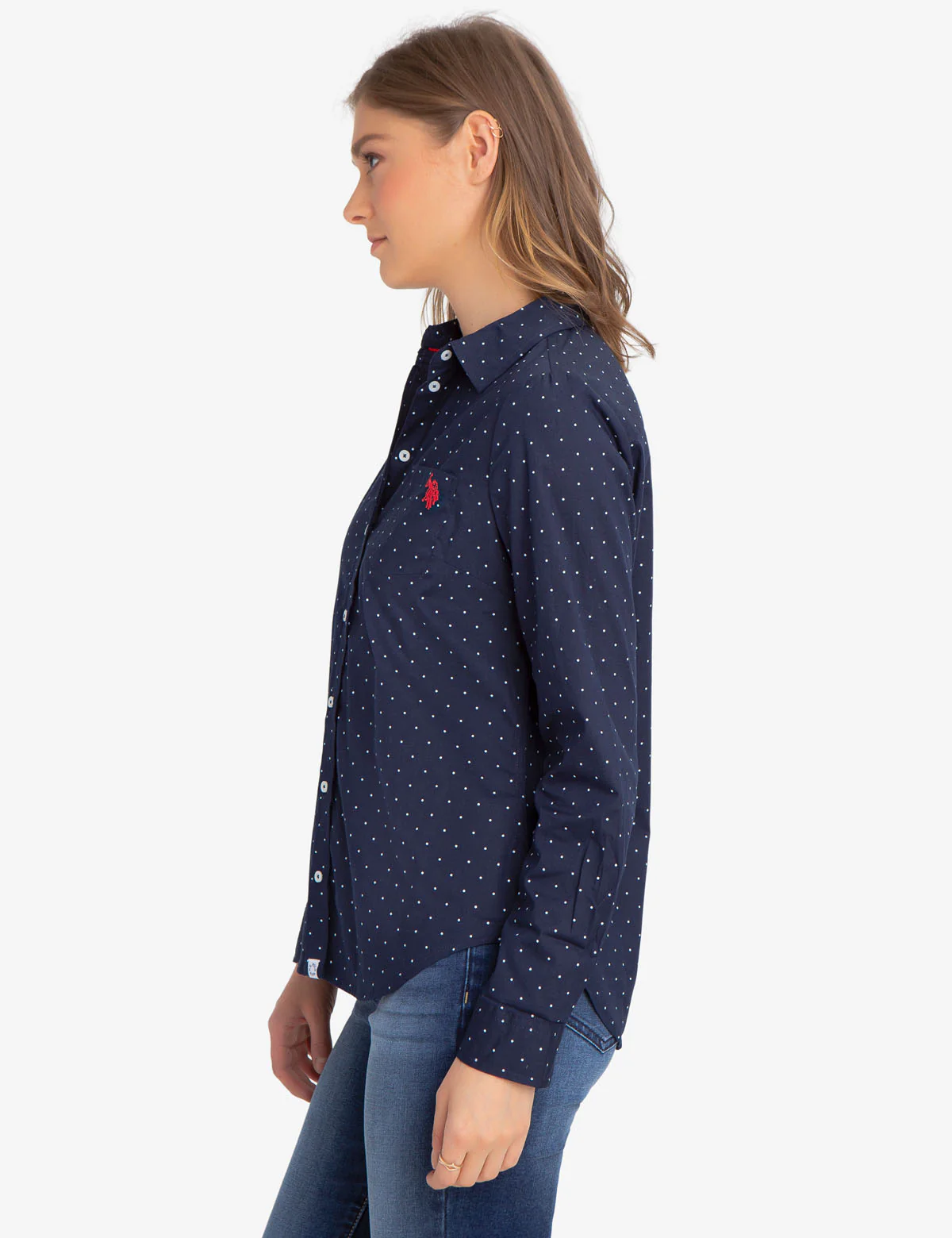 DOT STRETCH POPLIN SHIRT - Image 7