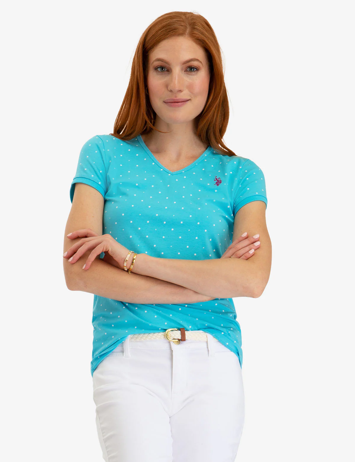 DOT V-NECK T-SHIRT - Image 4