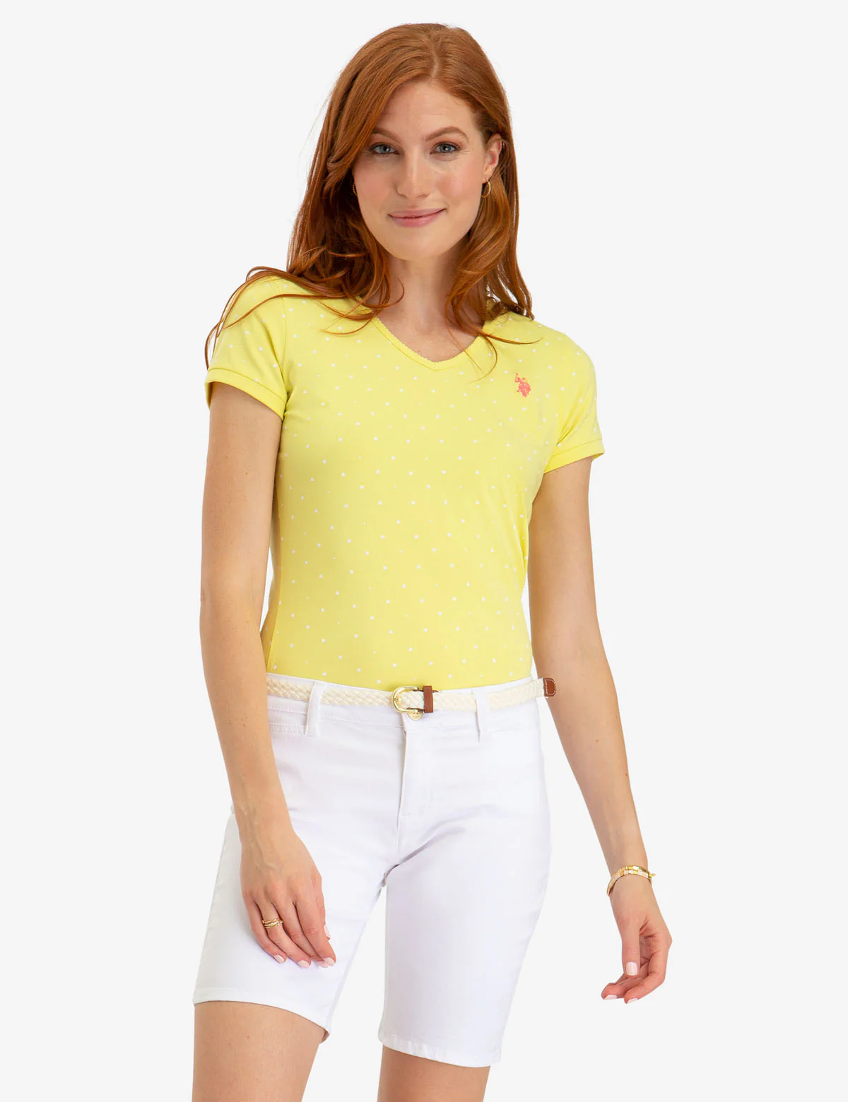 DOT V-NECK T-SHIRT - Image 7