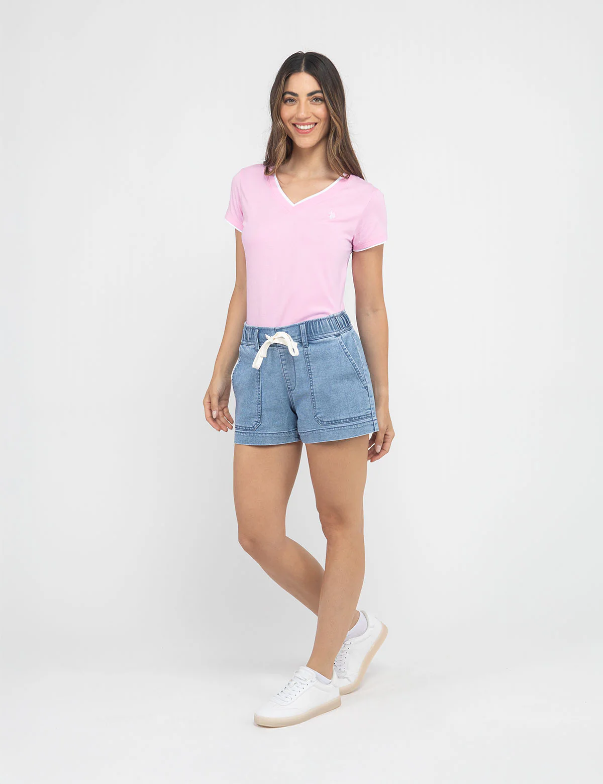 DOUBLE BAND V-NECK T-SHIRT - Image 2