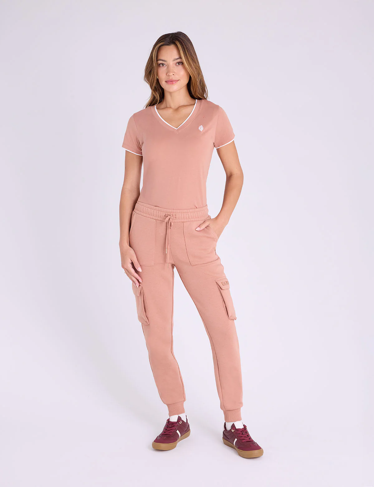 DOUBLE BAND V-NECK T-SHIRT - Image 2