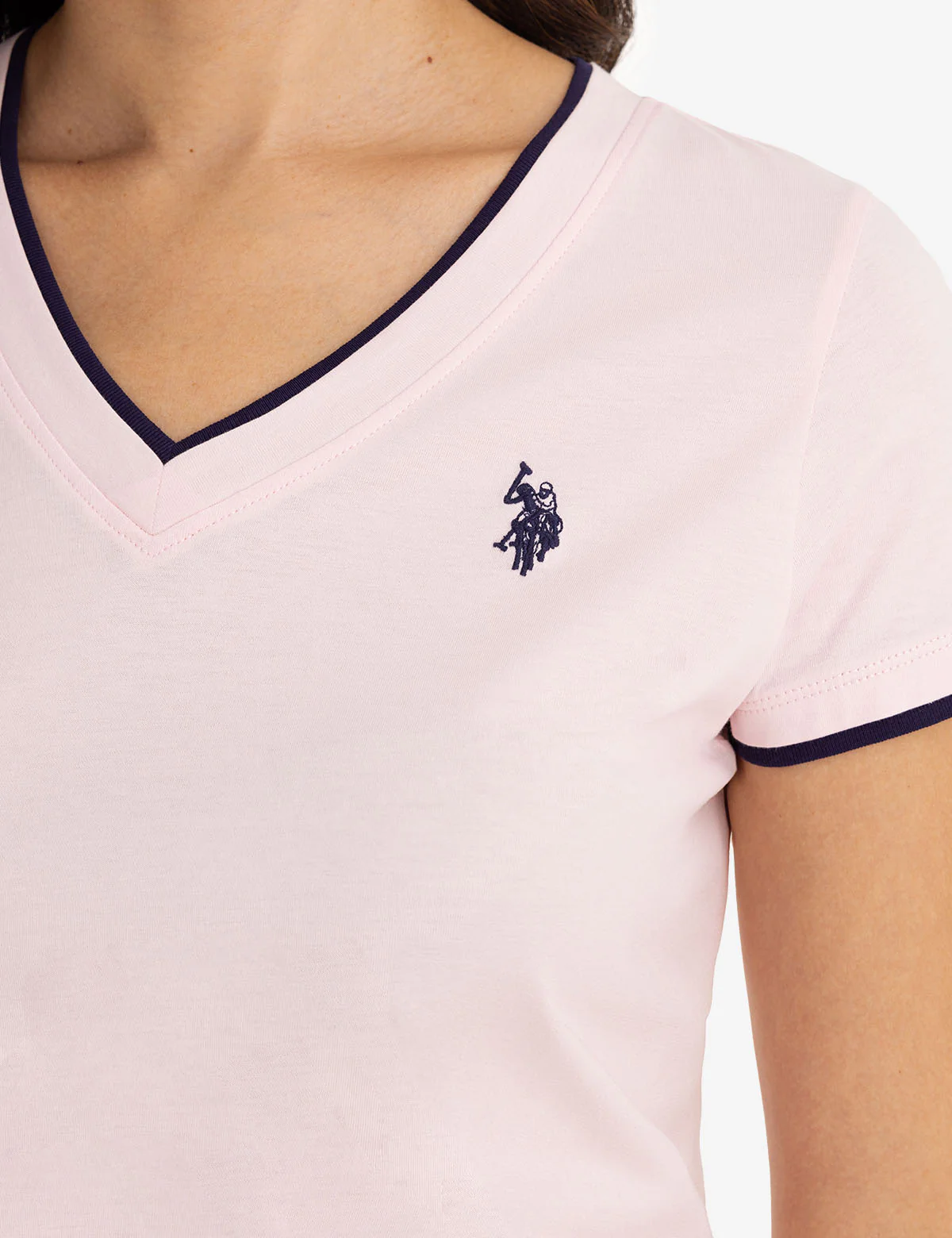 DOUBLE BAND V-NECK T-SHIRT - Image 4