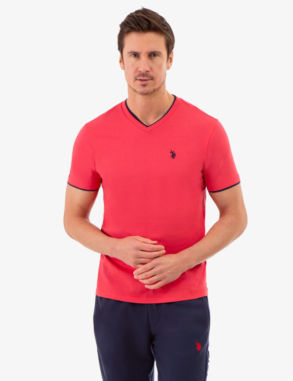 DOUBLE V-NECK T-SHIRT - Image 11