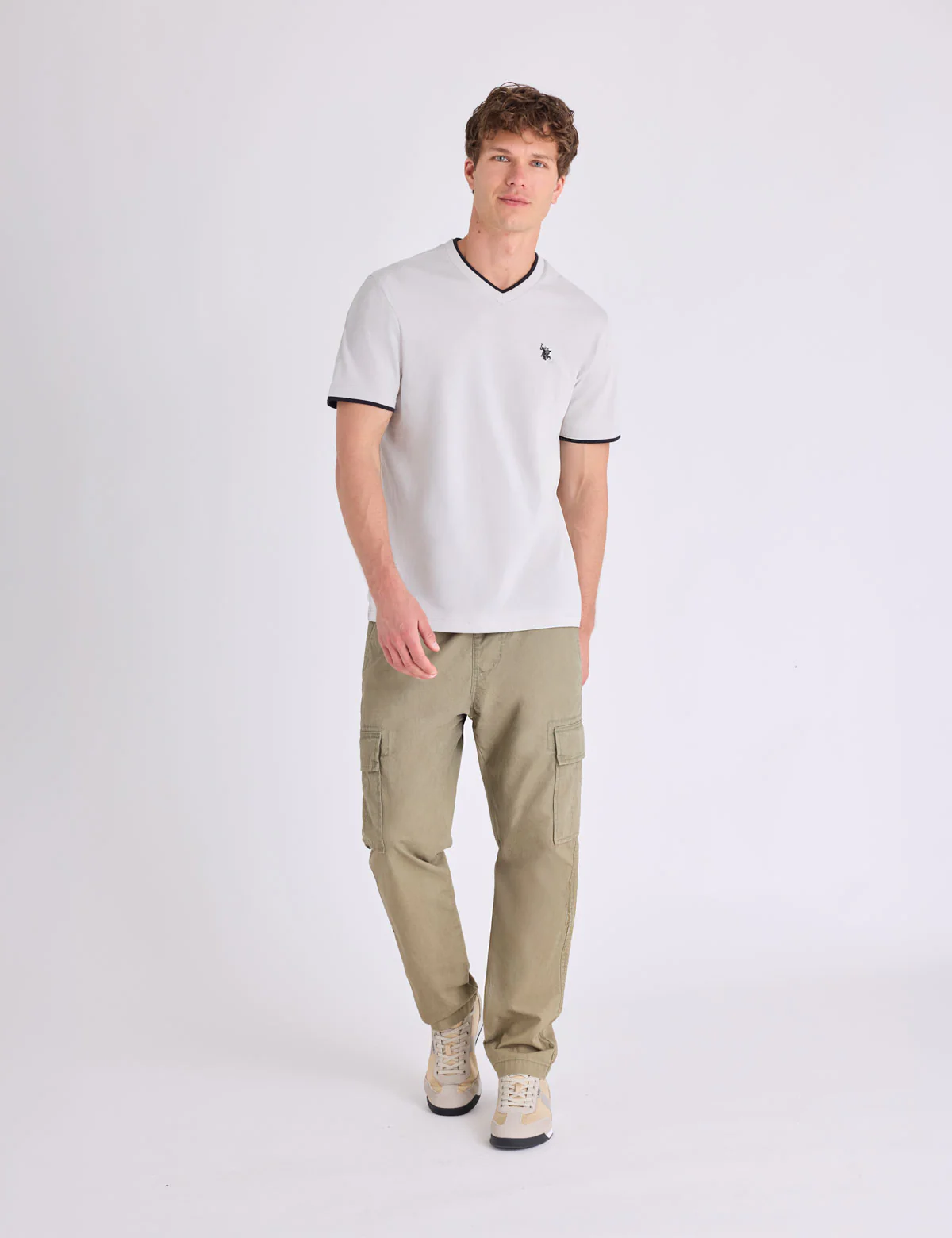 DOUBLE V-NECK T-SHIRT - Image 3