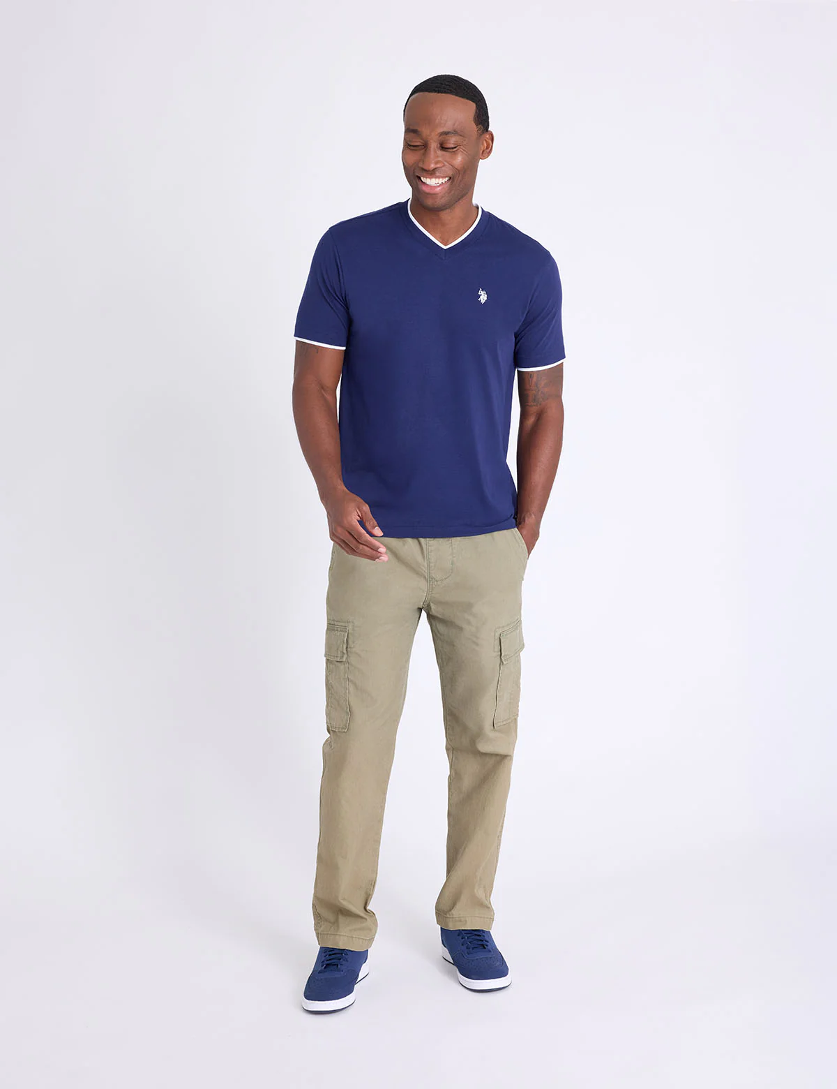 DOUBLE V-NECK T-SHIRT - Image 7