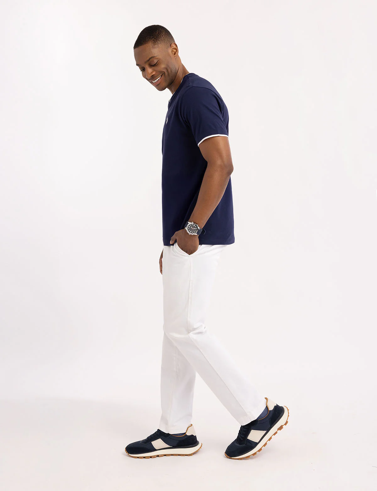DOUBLE V-NECK T-SHIRT - Image 9