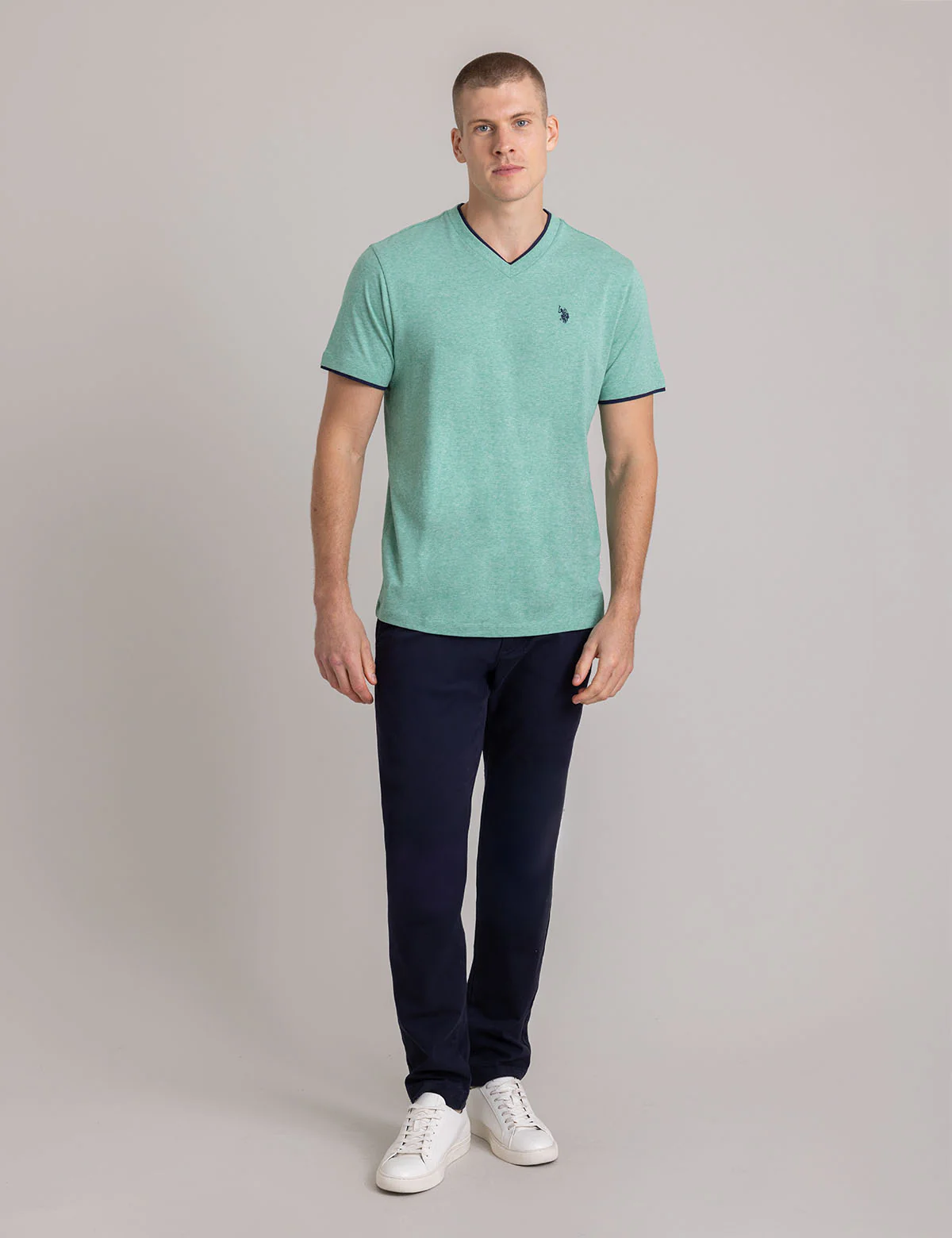DOUBLE V-NECK T-SHIRT - Image 15