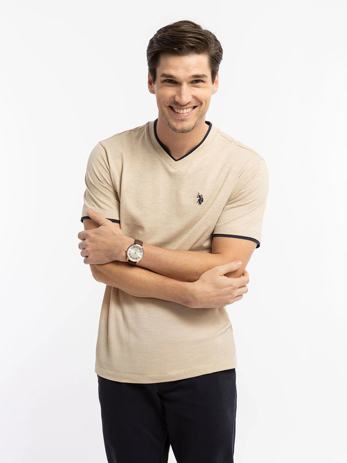DOUBLE V-NECK T-SHIRT - Image 21