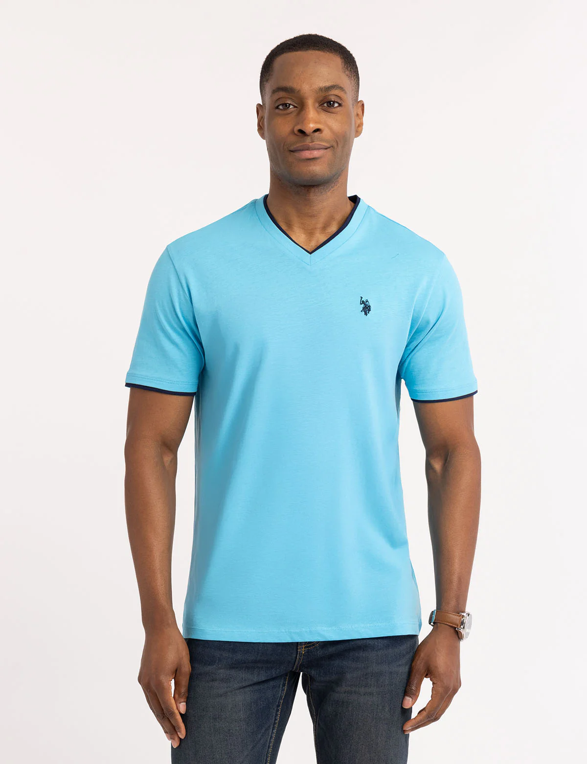 DOUBLE V-NECK T-SHIRT - Image 9